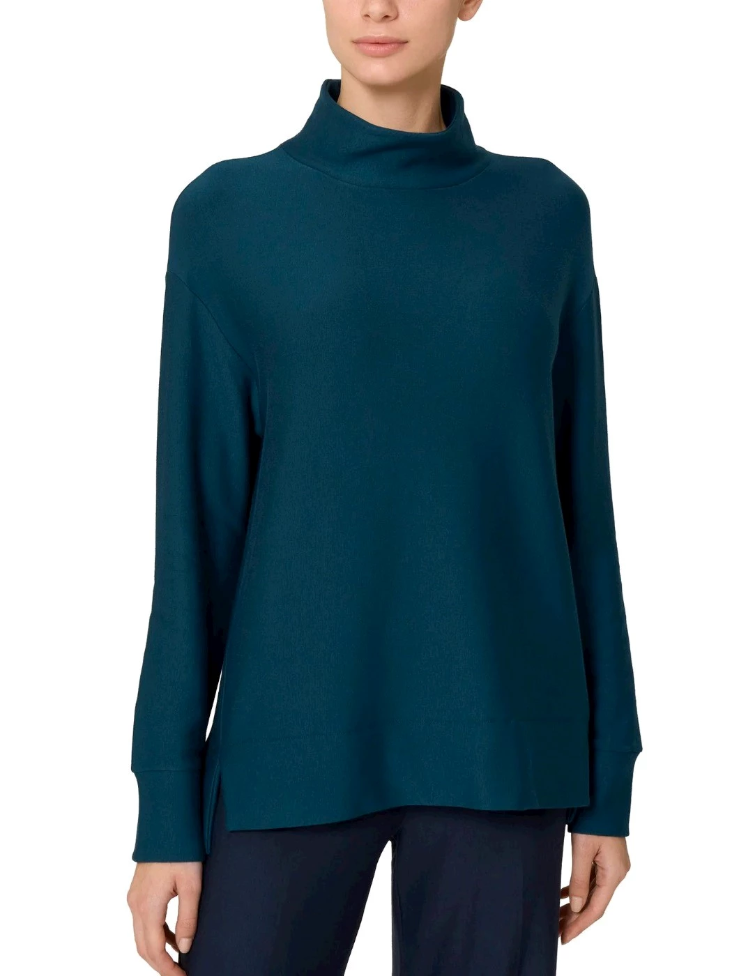 Felpa con collo alto in Eco techno Fleece DL92X1
