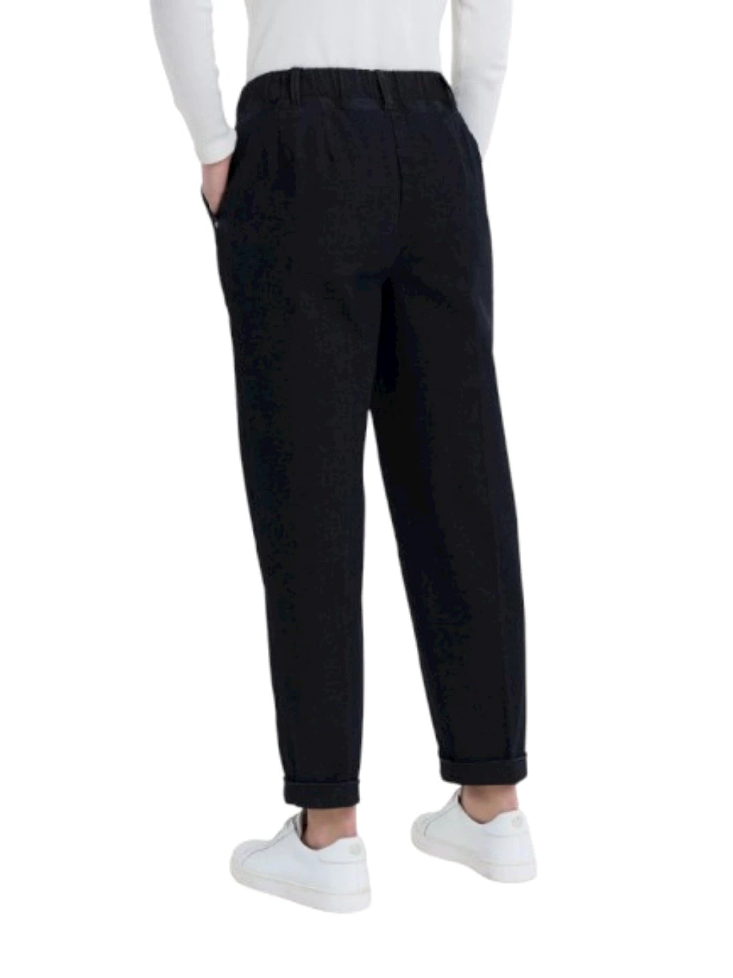 Jeans a Carota Con Tasche e Pinces DO79PF