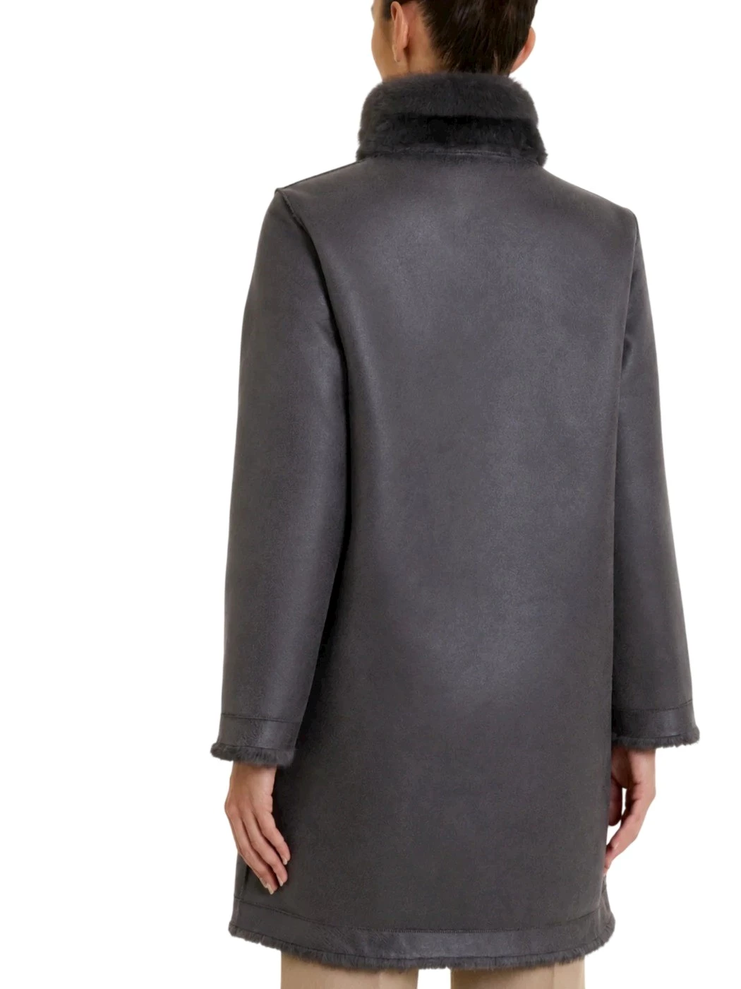 Cappotto Collo Alto Donna DQ43KF