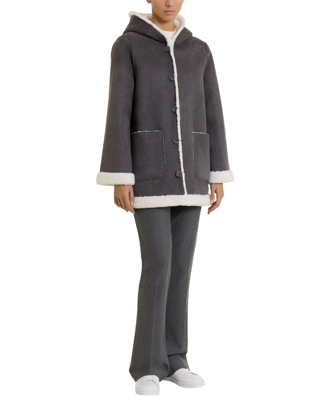 Giaccone Cappuccio Donna DT63KU