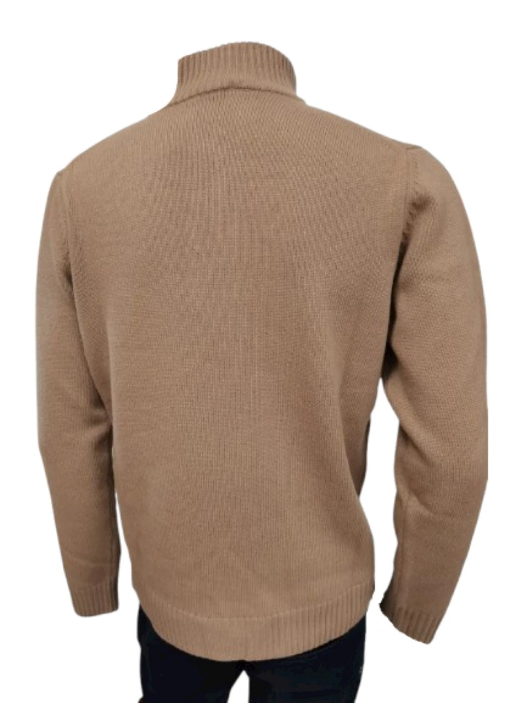 Maglia Lupetto Zip e Bottoni Uomo  H800B