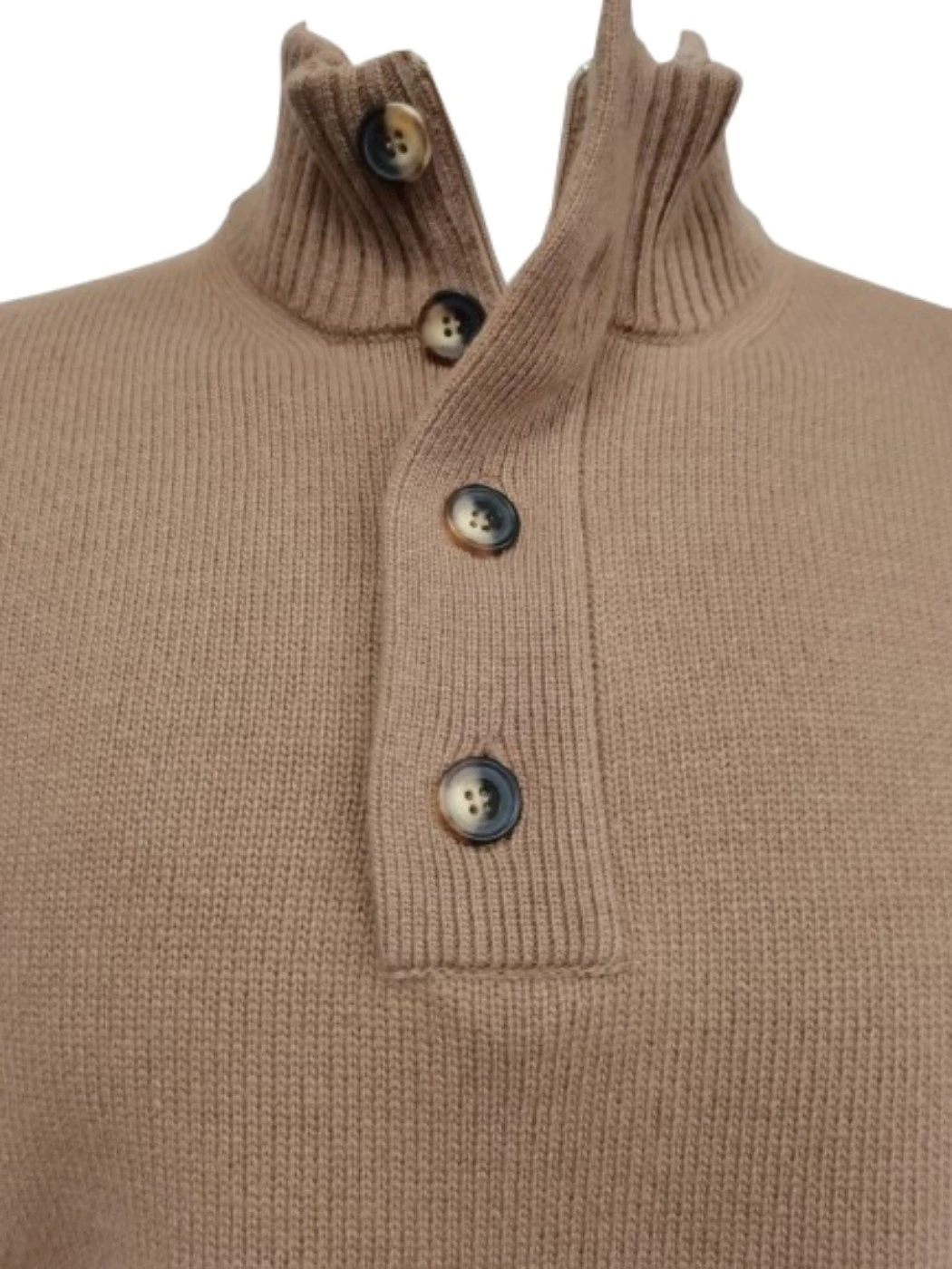 Maglia Lupetto Zip e Bottoni Uomo  H800B