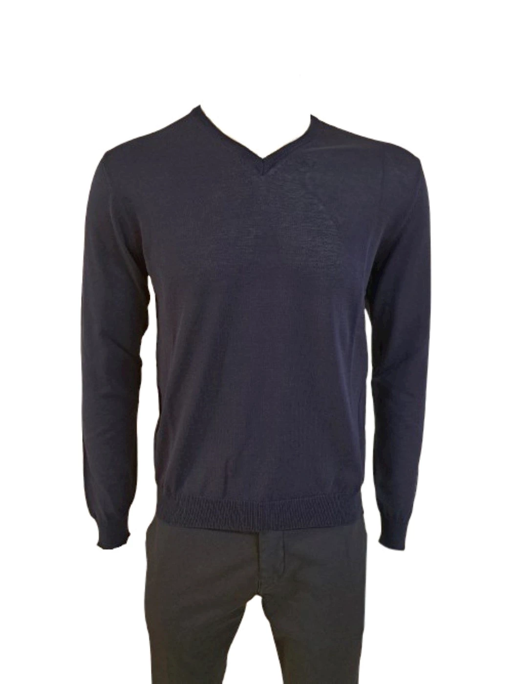 Maglia Scollo V Uomo Cotone Basic H840V
