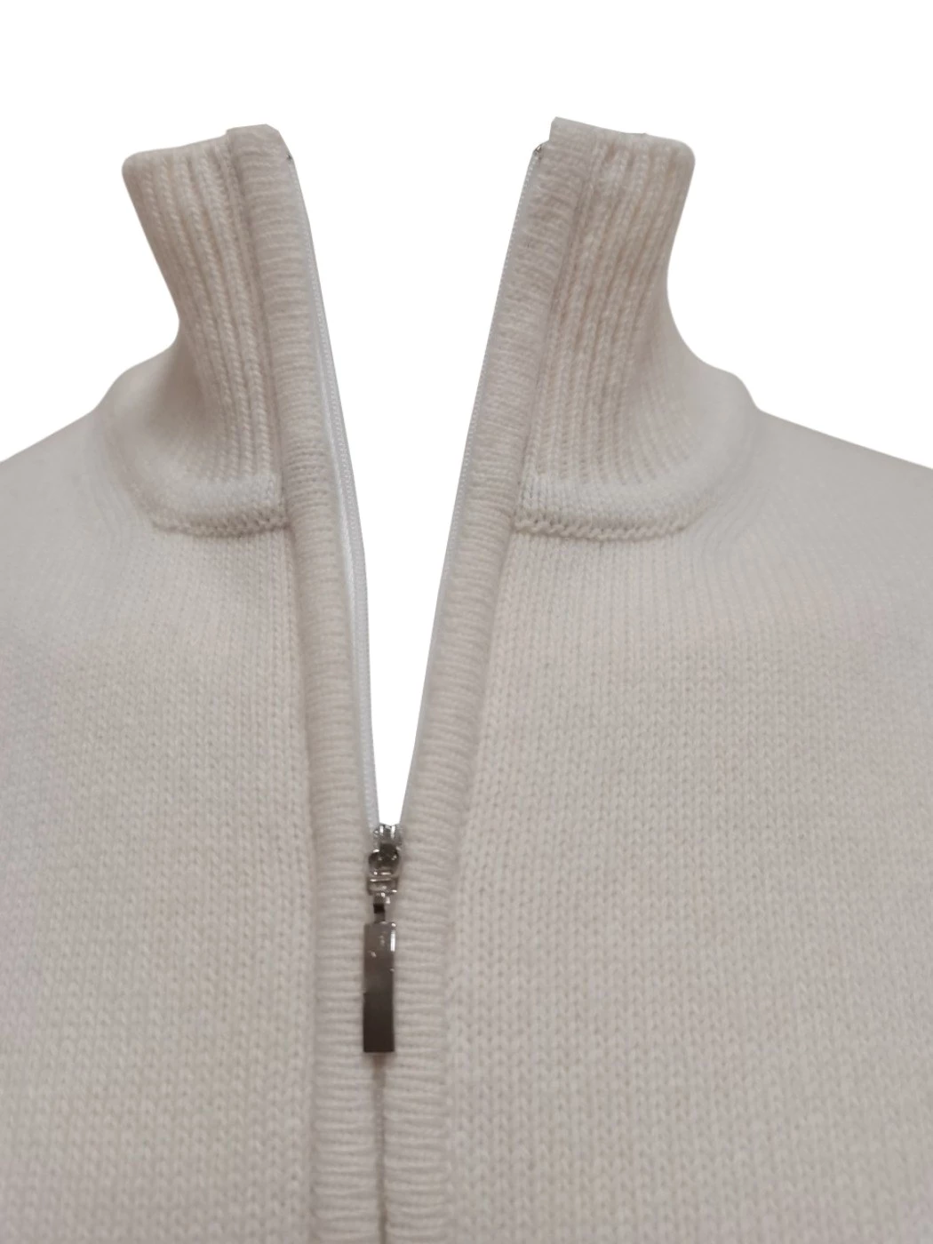 Maglia Lupetto Zip Con Toppe Uomo H866