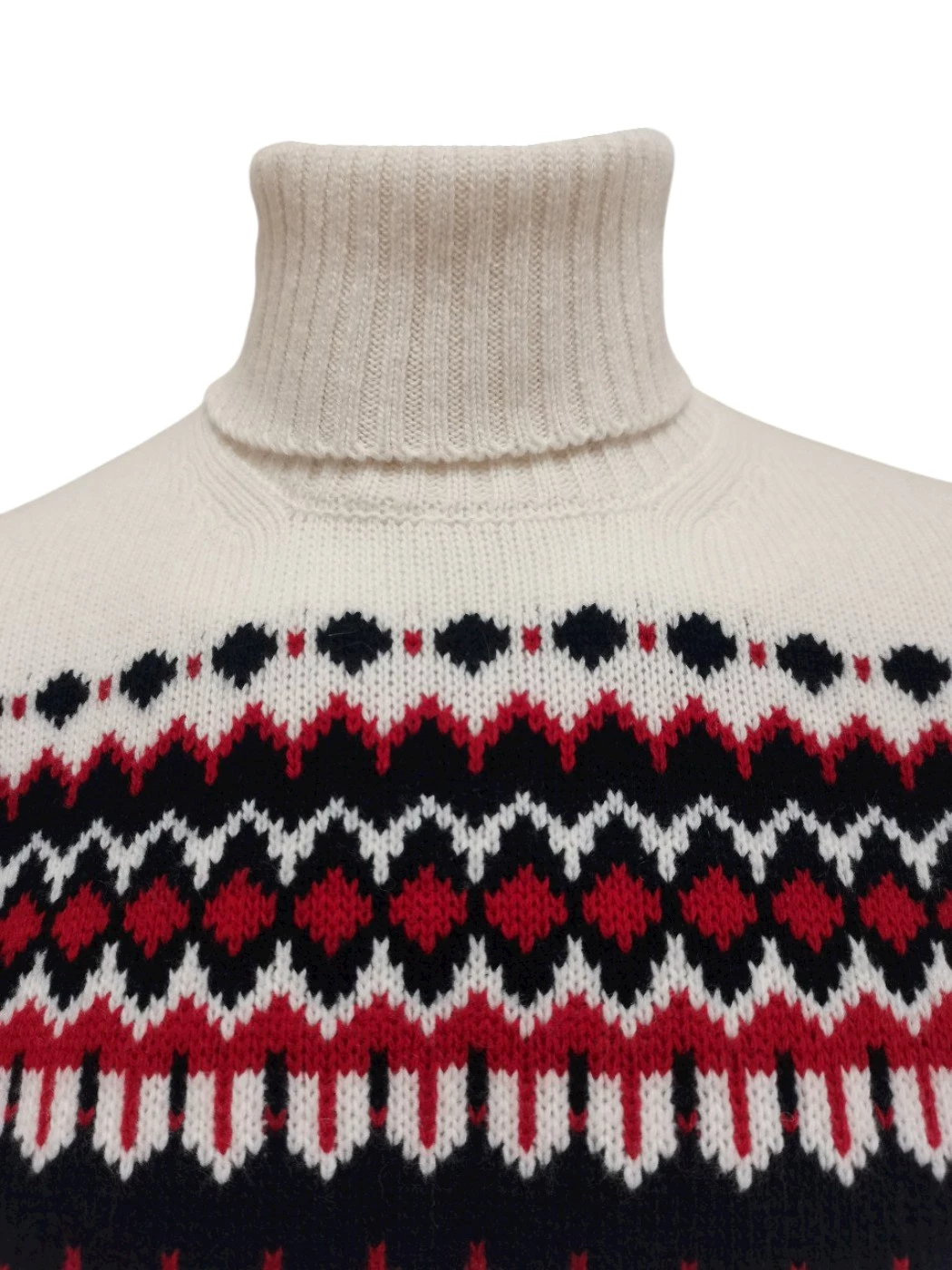 Maglia Dolcevita Jacquard Uomo H869
