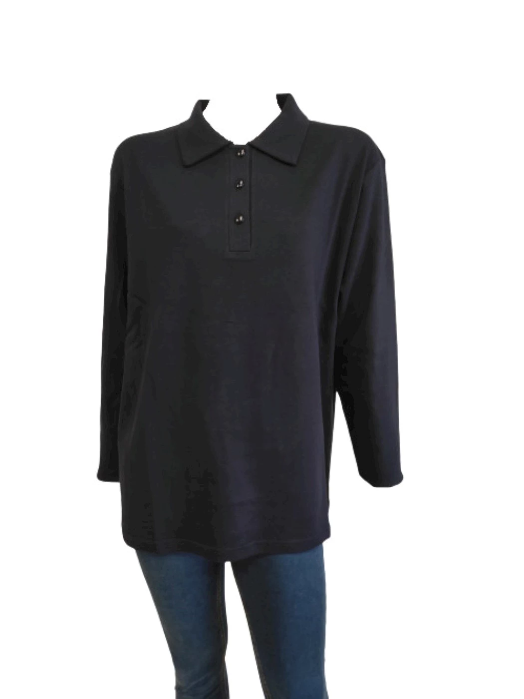 Polo Over Con Bottoni Donna I1410