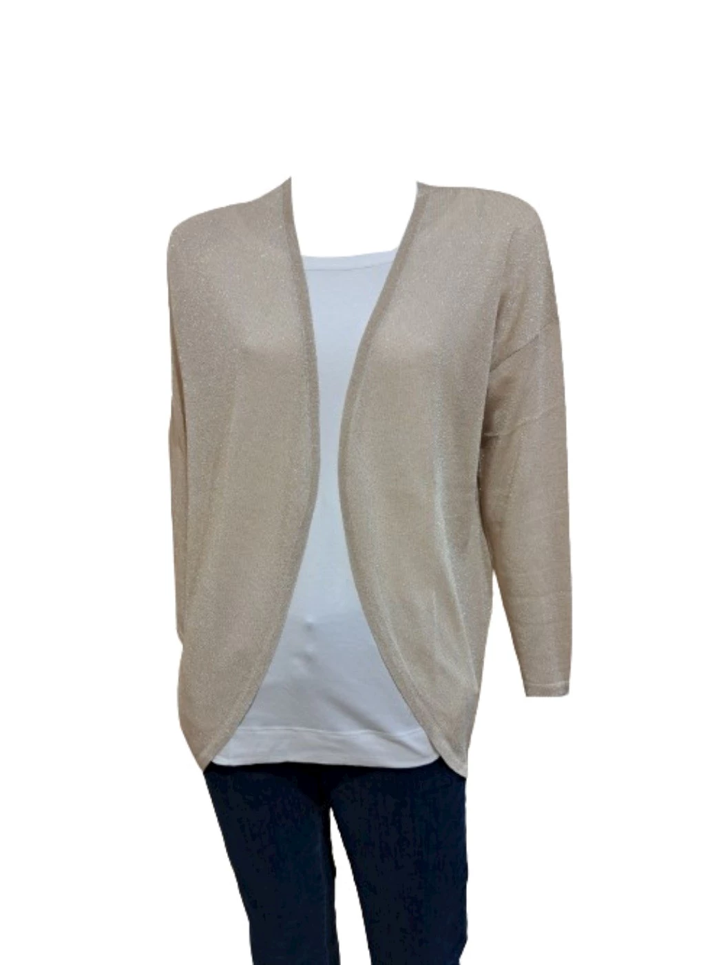 Cardigan Aperto Donna Lurex RA05MO