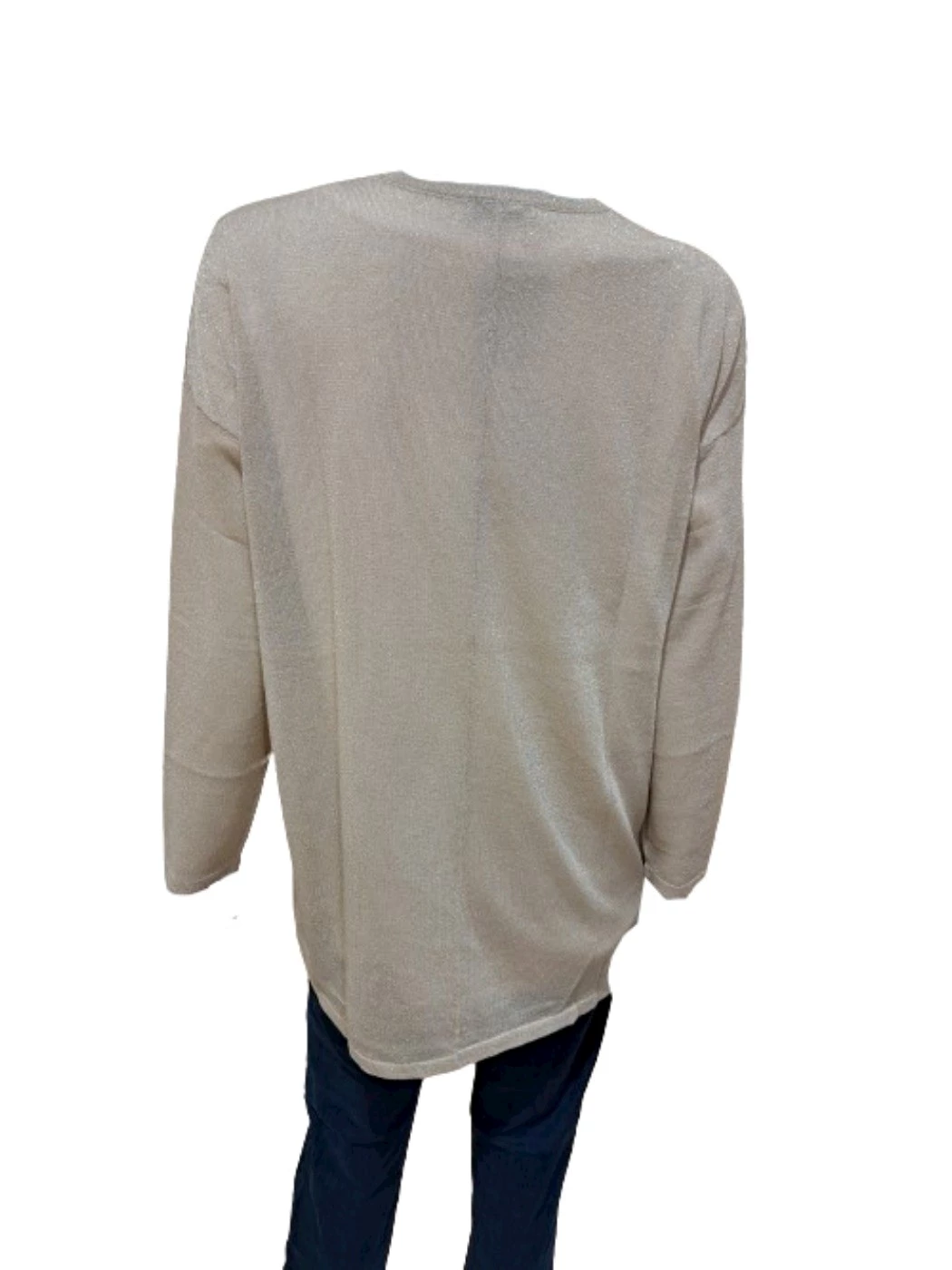 Cardigan Aperto Donna Lurex RA05MO