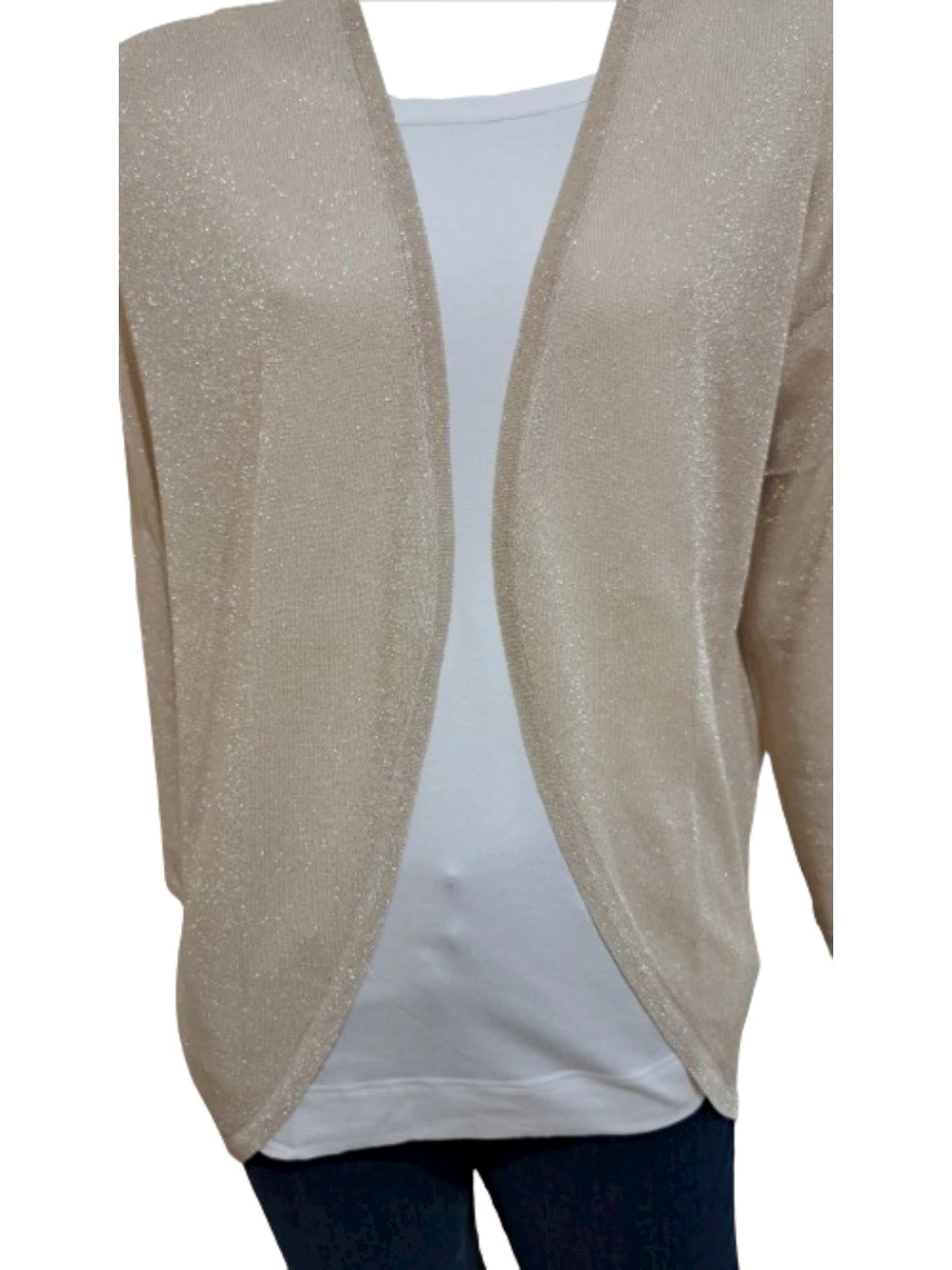 Cardigan Aperto Donna Lurex RA05MO