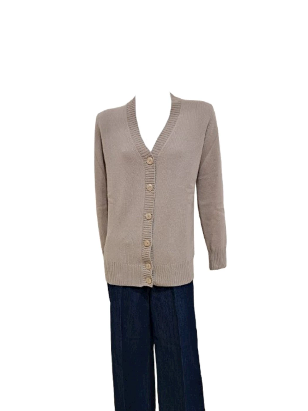 Cardiagan Bottoni Donna Manica Lunga S1009B