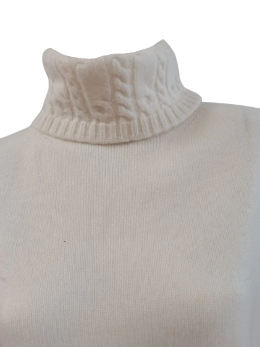 Maglia Collo Alto Trecce Cashmere S1059C
