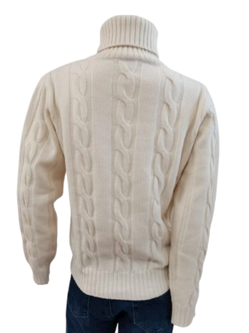 Maglia Dolcevita Treccione Donna S1073