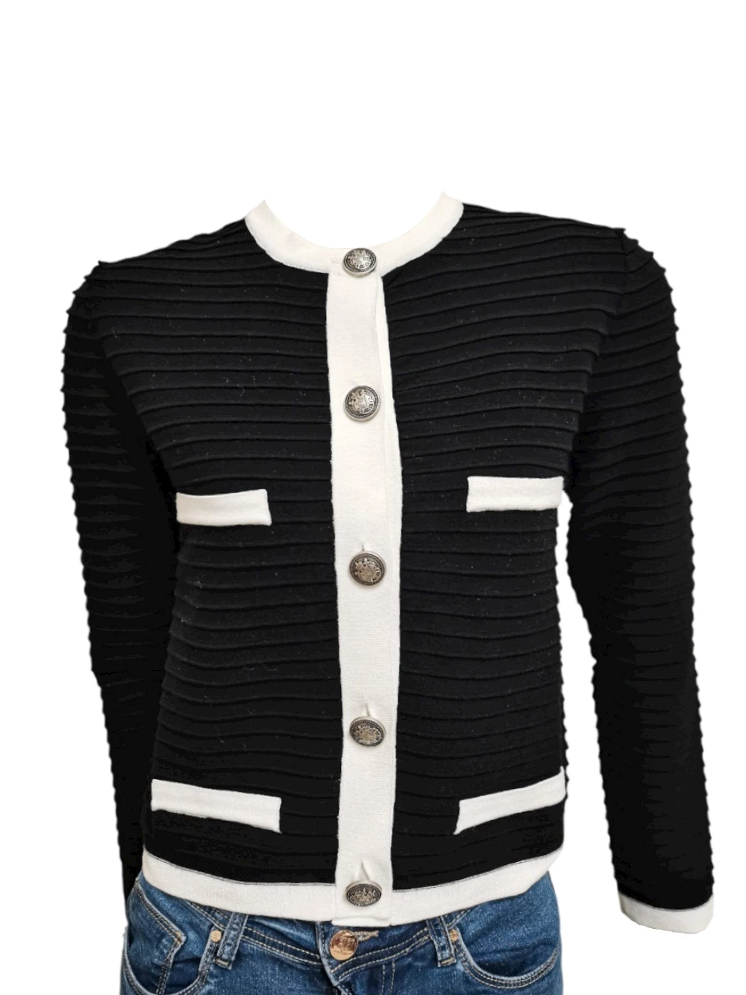 Maglia Coreana Bottoni Donna S1086