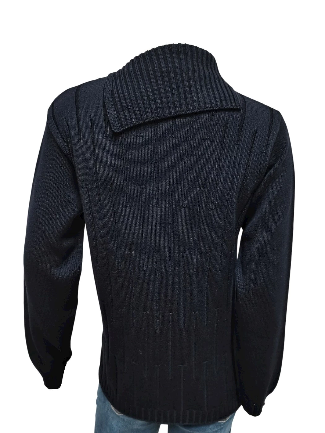 Maglia Dolcevita con Bottoni Sul Collo Donna S1092