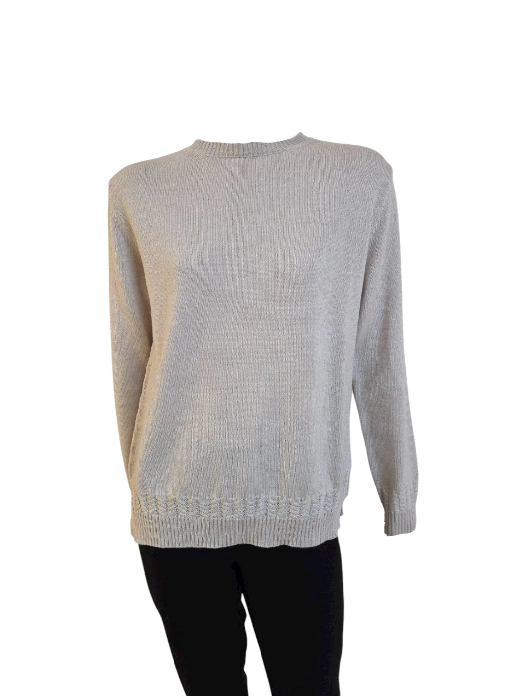 Maglia Girocollo Treccine Donna S1103
