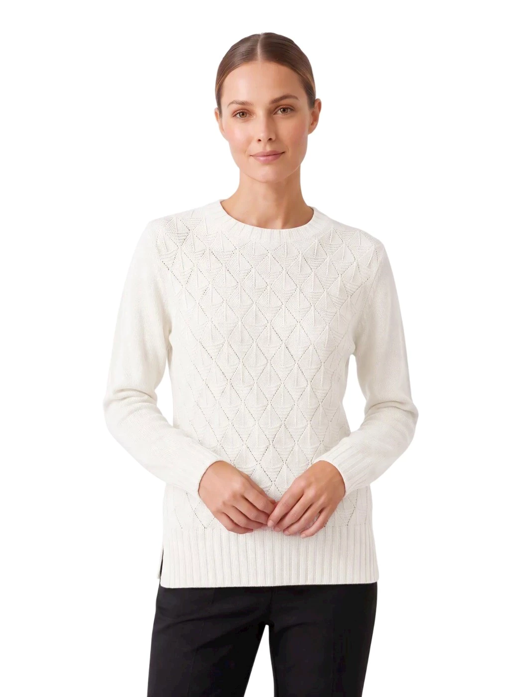 Maglia Girocollo Rombetto Donna S1104