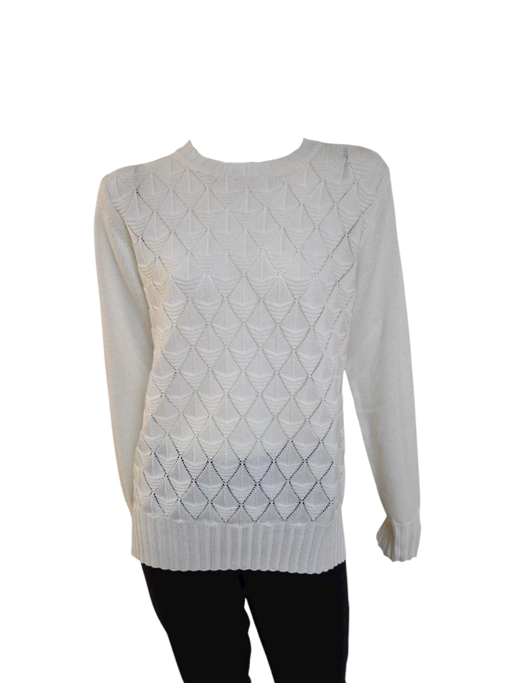 Maglia Girocollo Rombetto Donna S1104