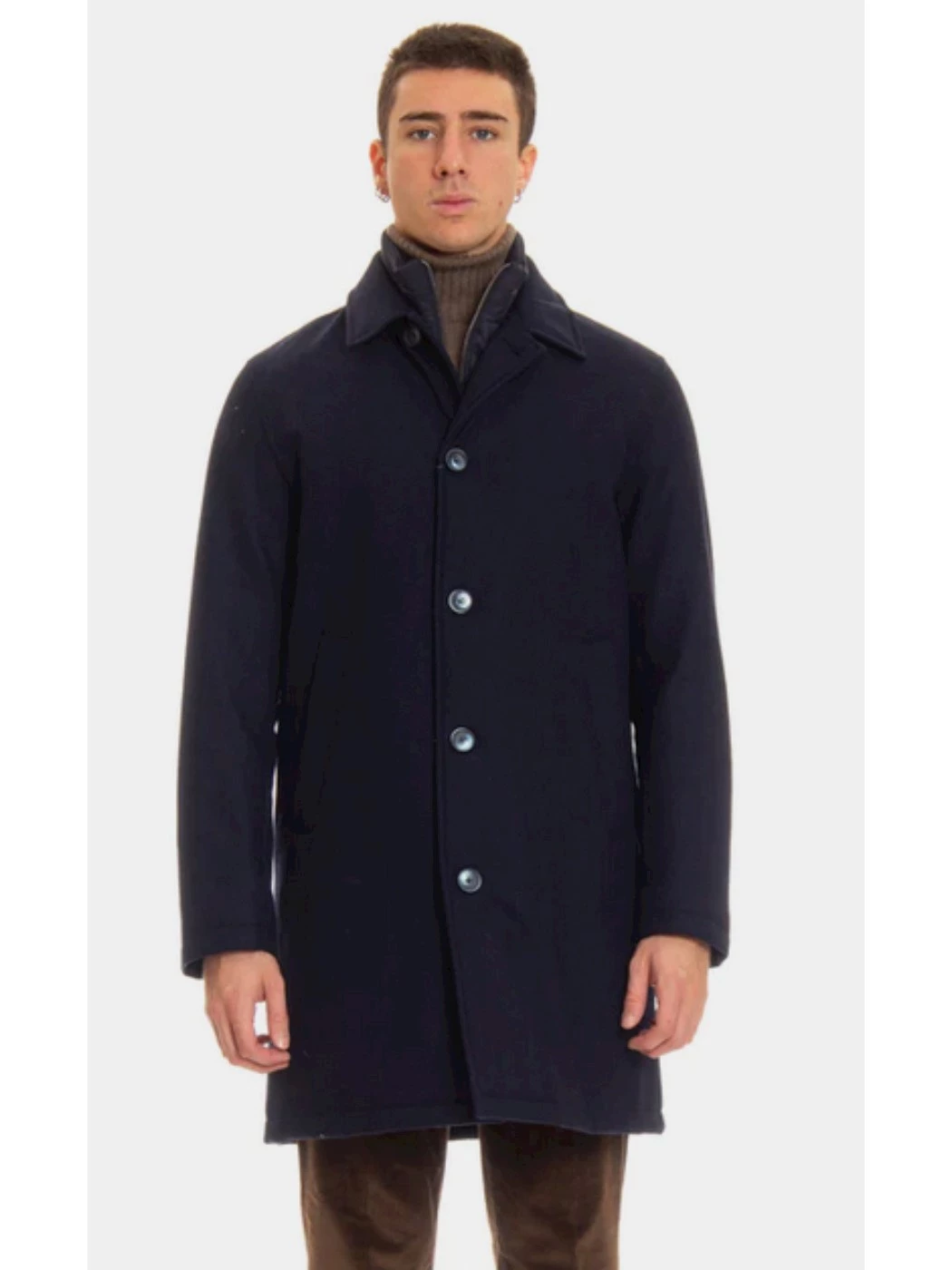 Herno cappotto uomo lana diagonale