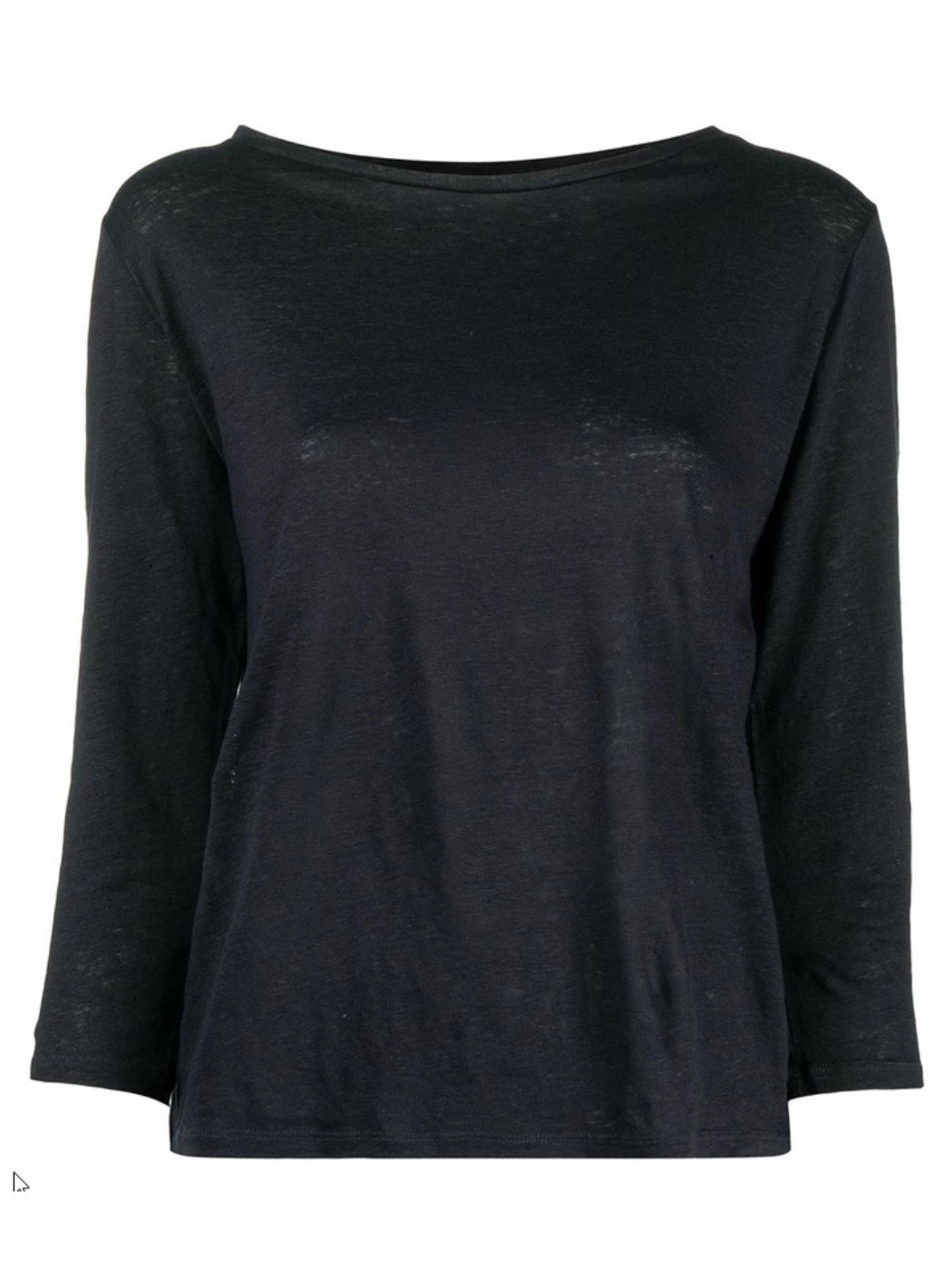 MAJESTIC FILATURES M011-FTS397 T-SHIRT M 3/4 LINEN/ELASTAN