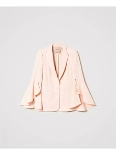 Giacca blazer in crêpe cady Twinset