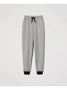 Pantaloni joggers in pied de poule Twinset