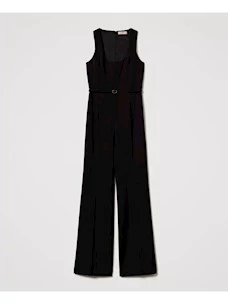 Oval T Twinset flare suit with strap