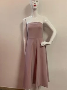 BeatriceB wool blend twill bustier dress