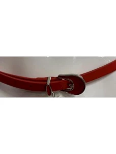 Leather belt with enamel buckle Sfizio Studio