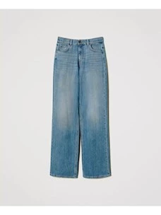 Twinset five-pocket straight-fit jeans