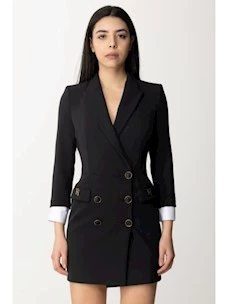 Robe manteau in crêpe stretch Elisabetta Franchi