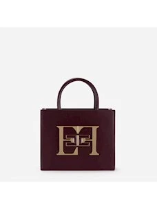 Borsa a mano piccola con logo Elisabetta Franchi