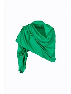 Simona Corsellini satin shoulder cover
