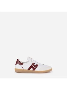 Sneakers in pelle scudetto Elisabetta Franchi