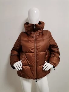 Short down jacket with collone Emma&Gaia