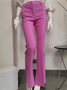 Flared trousers with Luckylu slits