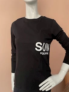 Long sleeve jersey with Sundek written print
