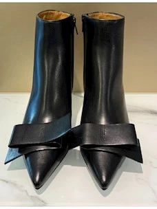 Ankle boot with bow Oyvè