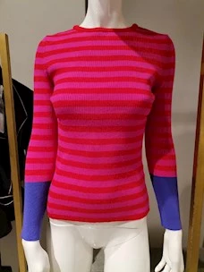 Striped crewneck sweater Kate By L'Altramoda