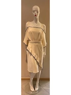 Sleeveless dress with belt Simona Corsellini