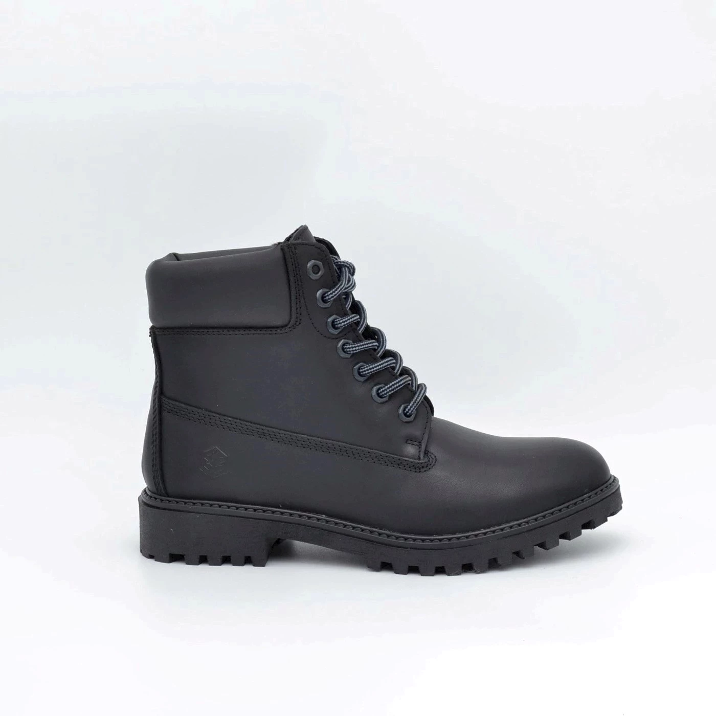 Lumberjack SMH6901 stivaletti anfibi in pelle river nero