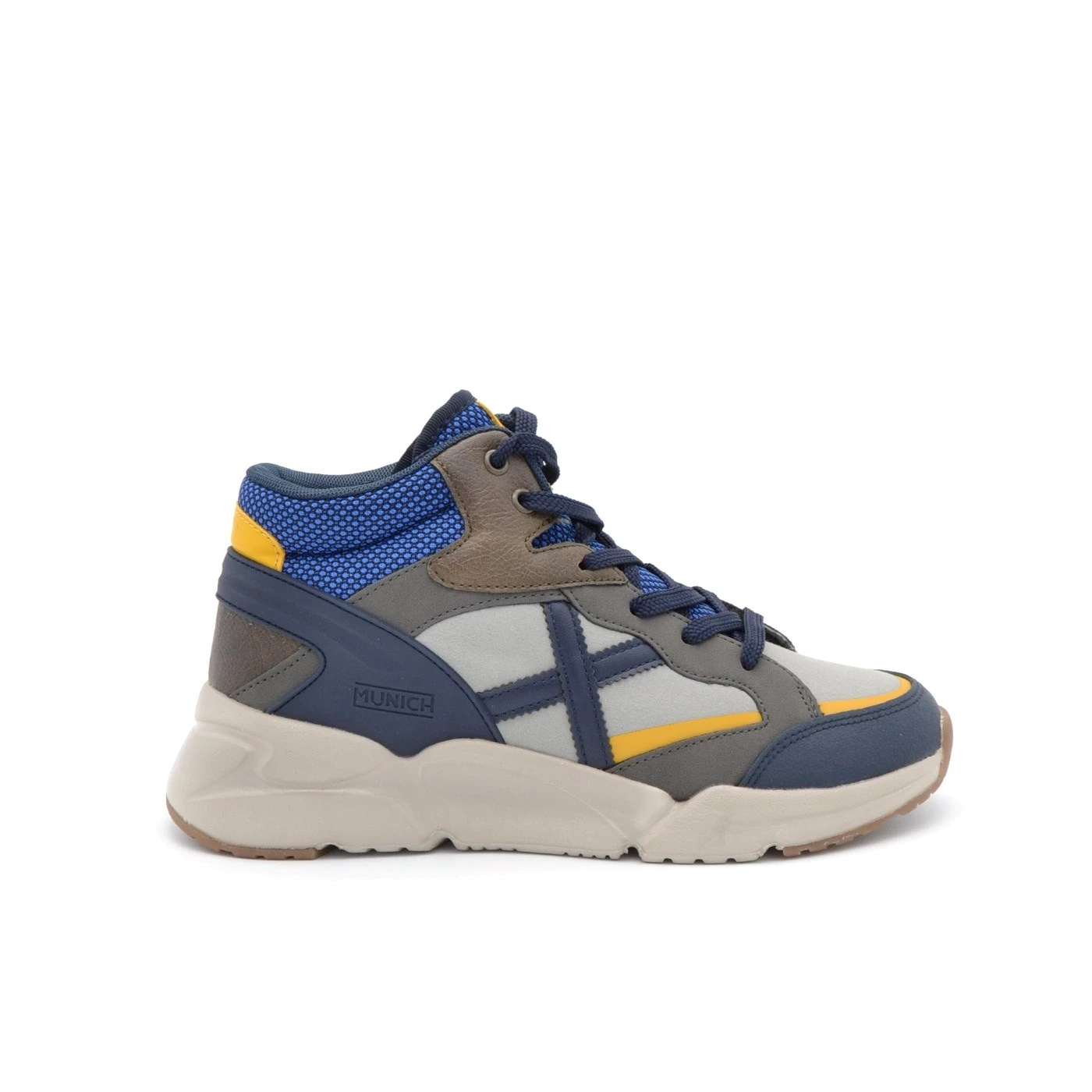 MUNICH 8898003 MINI TRACK BOOT SNEAKERS BAMBINO GRIGIO/BLU