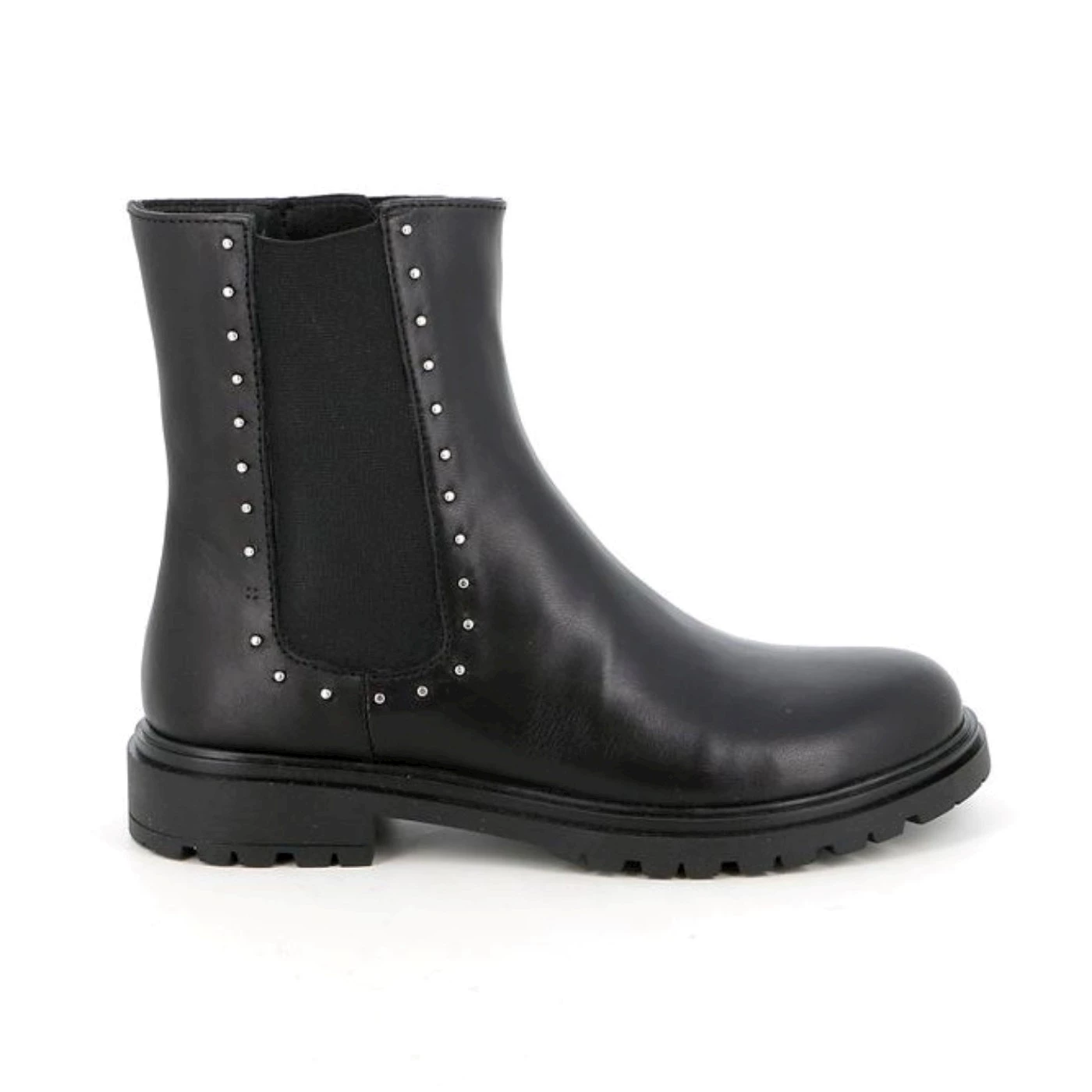 GRUNLAND PO2316 STIVALETTI IN PELLE NERO