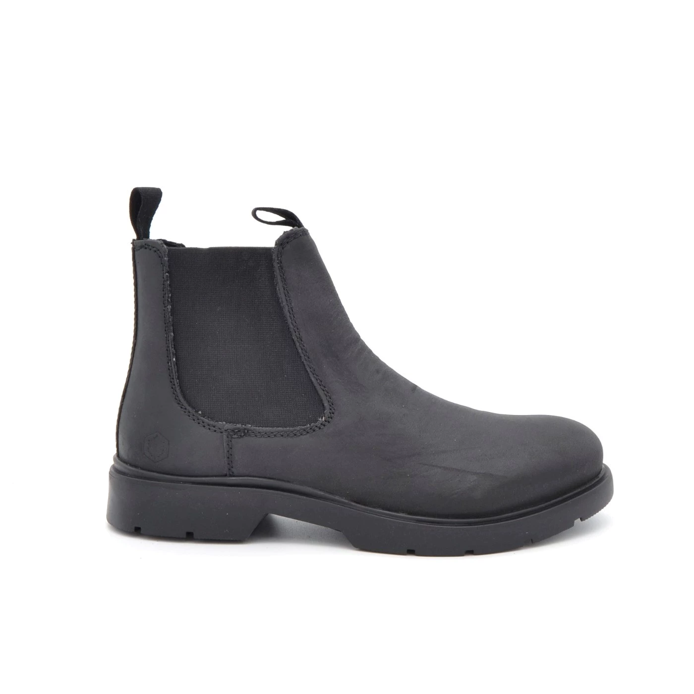 Lumberjack SM97903 beatles uomo in plelle cerato nero