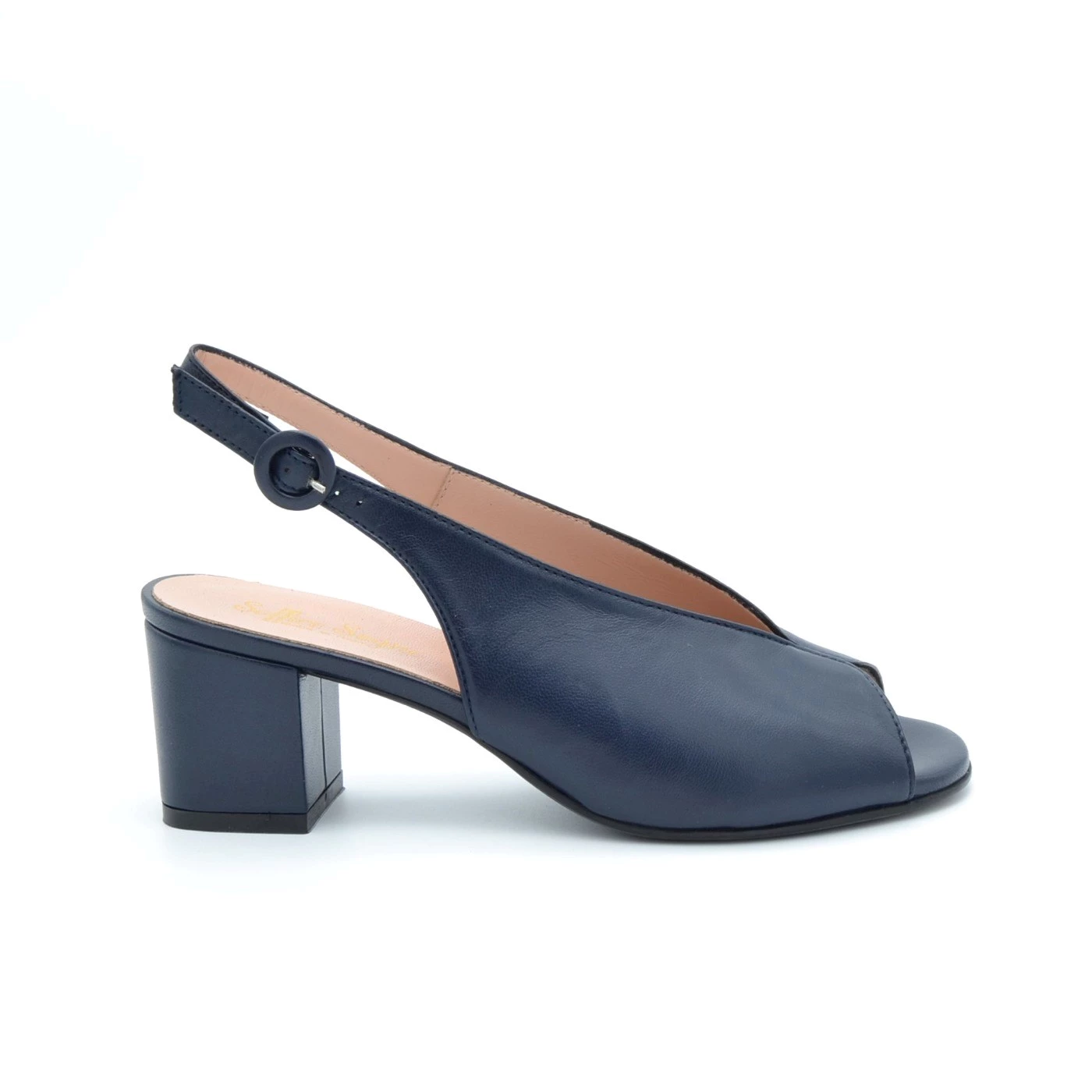 Soffice Sogno E23700 sandalo donna pelle blu linea confort
