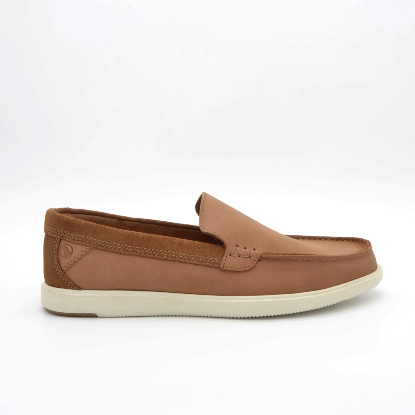 CLARKS 26172447 BRATTON LOAFER MOCASSINI IN NUBUCK DARK TAN
