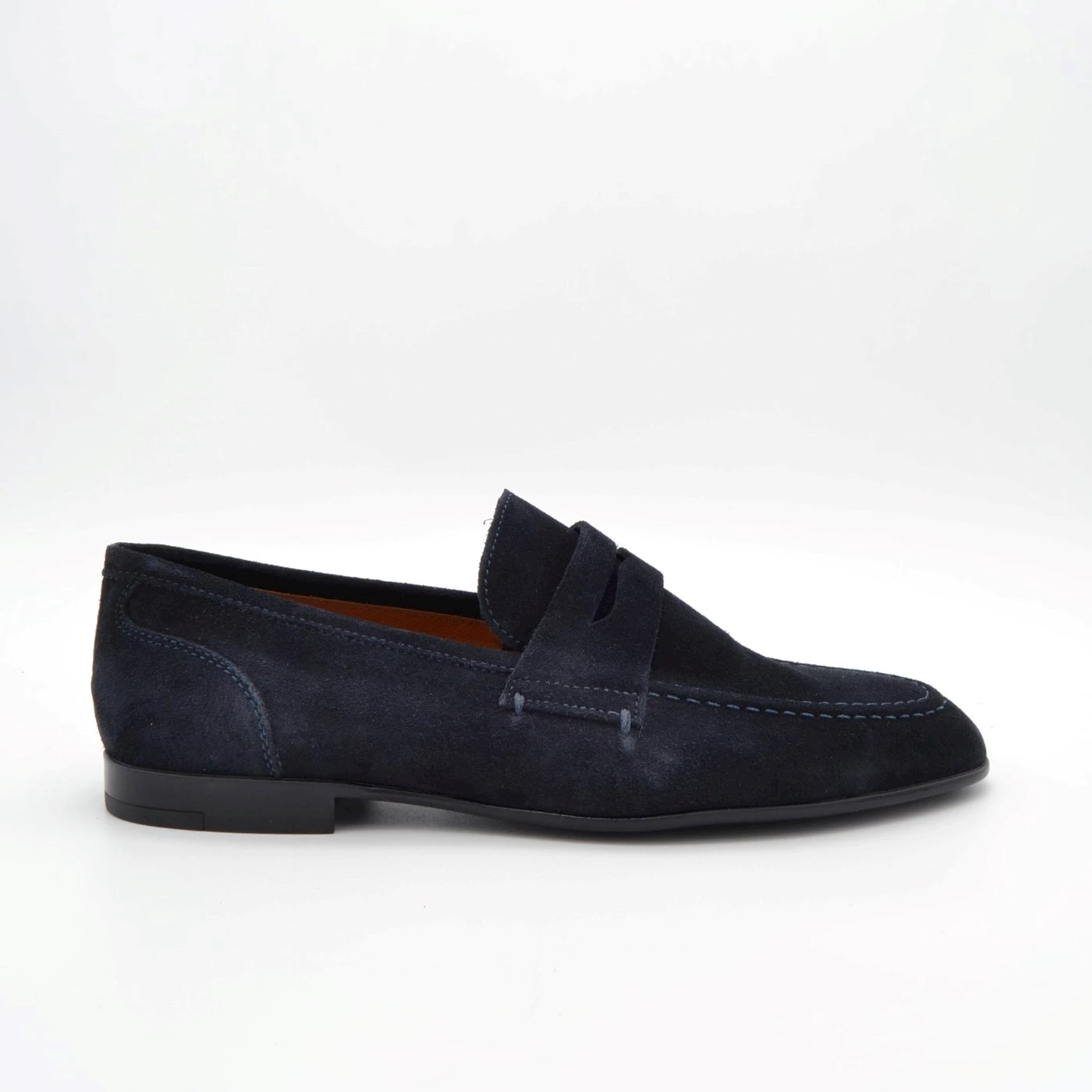Marco Ferretti 161728MF mocassino uomo in camoscio blue