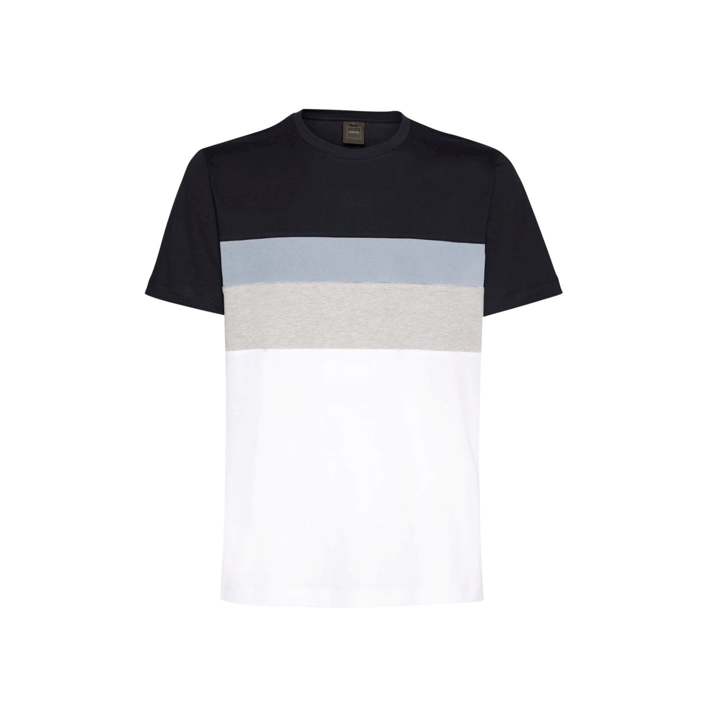 GEOX M3510F T-SHIRT UOMO BLUENIGHTS/OPTICALW