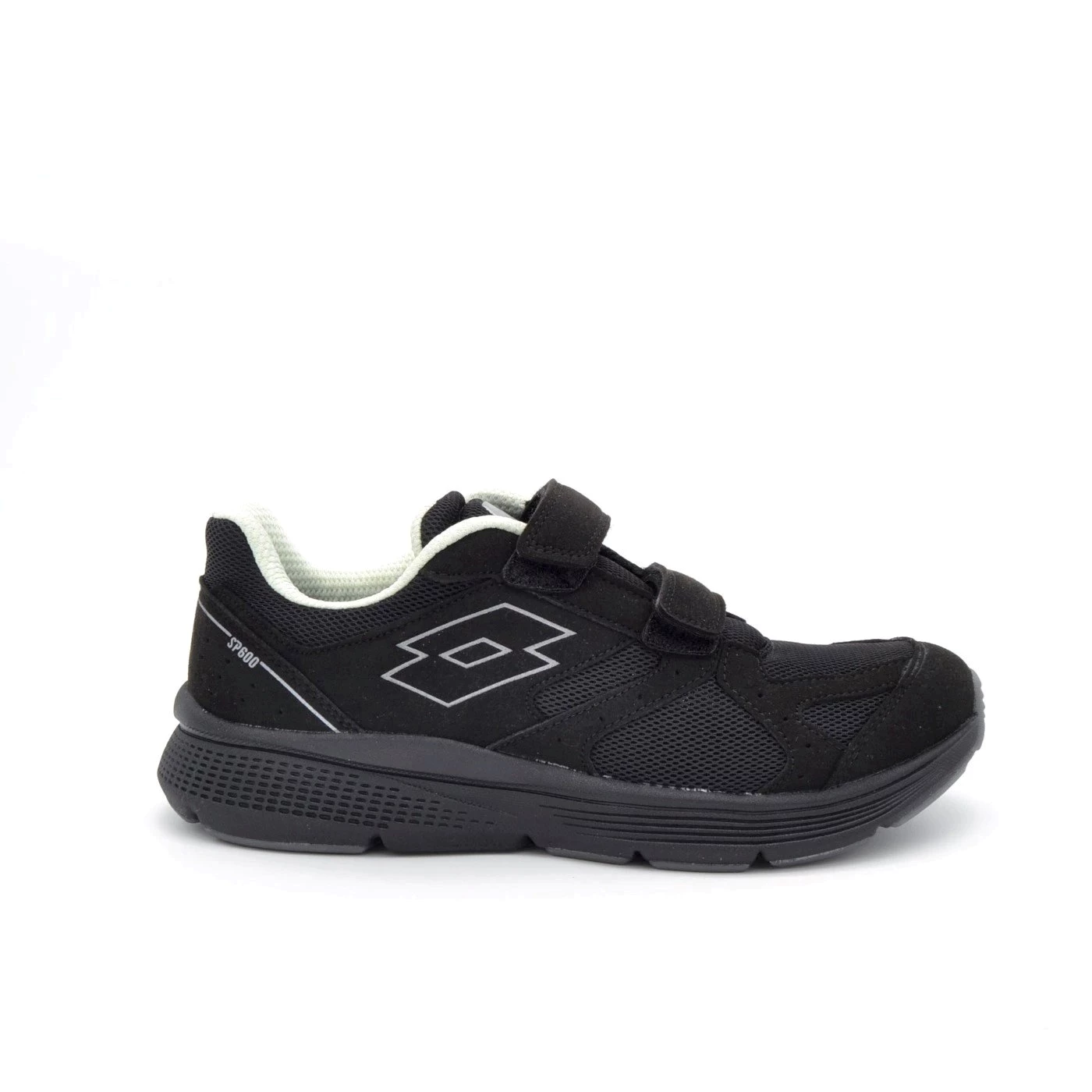 LOTTO 219221 1H8  SPEEDRIDE TENNIS IN NYLON NERO CON VELCRO