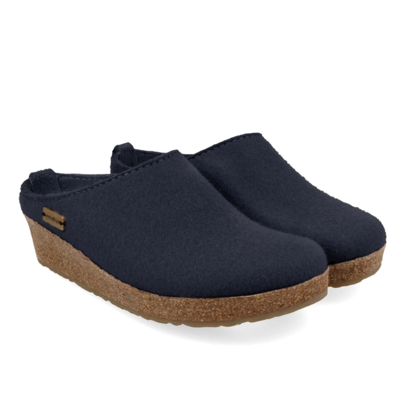 Haflinger 76201870 juliette ciabatte in feltro di lana mittelbla