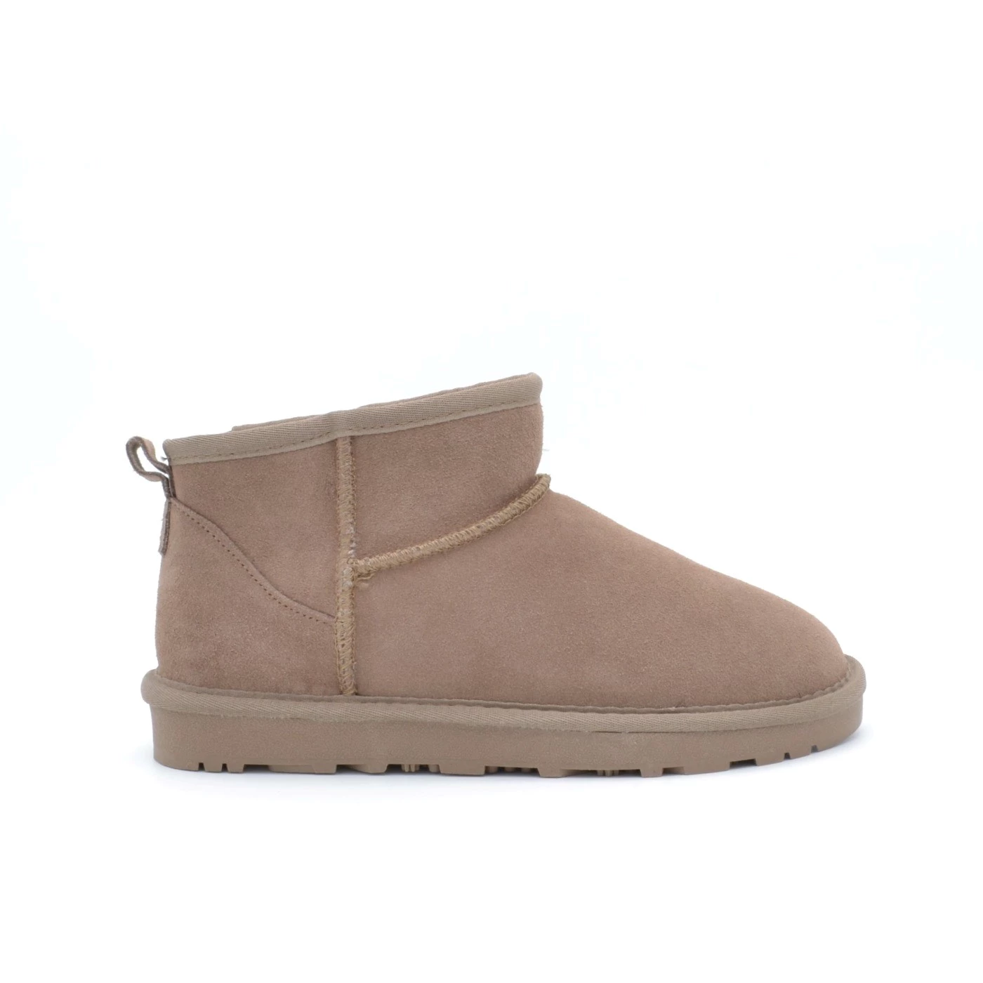 Funny Duck WD55-22-T stivaletti ultramini in camoscio taupe